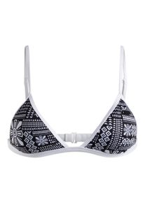 Roxy Damen Bade-Shirt "Mineral"anthrazit morockin vibes swim, Gr. L, 87% Nylon, 13% Elasthan, Bikini-Oberteile
