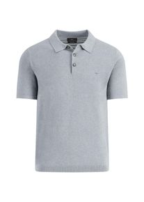 Fynch-Hatton Herren Poloshirt, grau, casual, Gr. XXL, unifarben, Jersey, Obermaterial: 100% Baumwolle, Shirts, mit Logo Stickerei