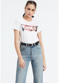 Levi's LEVI'S Damen T-Shirt "LSE THE PERFECT TEE", weiß, casual, Gr. L, Jersey, Obermaterial: 100% Baumwolle, Shirts