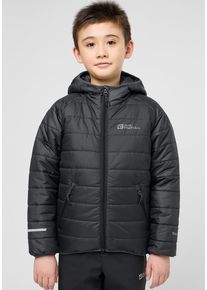 Jack Wolfskin Kinder Outdoorjacke "ZENON JACKET K", grau, Gr. 128, Hauptmaterial: 100% Polyester; Kontrast: 100% Polyester; Futter: 100% Polyester