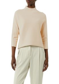 comma, COMMA Damen Strickpullover, beige, casual, Gr. 46, unifarben, Strick, Obermaterial: 80% Viskose, 20% Polyamid, Pullover, mit Rollkragen