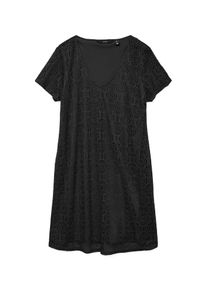 Véro Moda VERO MODA Damen Minikleid "VMMAYA SS V NECK SHORT DRESS JRS VO", schwarz, modisch, Gr. XS, unifarben, Jersey, Obermaterial: 95% Polyester, 5%