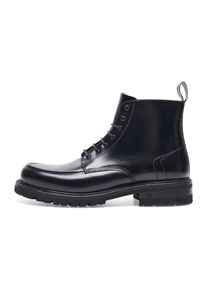 Henry Stevens Herren Schnürboots "Harry NB5", Gr. 40,5, schwarz, Leder, klassisch, Schuhe