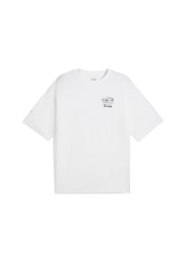 Puma Herren T-Shirt "Porsche Legacy Graphic T-Shirt 1 Herren", weiß, Gr. XL, clean, Obermaterial: 100% Baumwolle; Rippe: 20% Polyester, 80%
