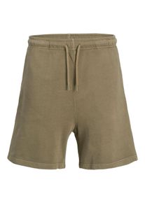 Jack & Jones JACK & JONES Herren Shorts "JPSTKANE CHARGE FADED SWT SHORT MID SN", silber, modisch, Gr. M, unifarben, Web, Obermaterial: 80% Baumwolle, 20%