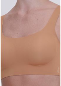 Sloggi Damen Bustier "ZERO Feel 2.0 Top C2P", Gr. XS, braun, Obermaterial: 76% Polyamid, 24% Elasthan, BHs, nahtlos und unsichtbar