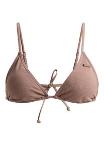 Roxy Damen Triangel-Bikini-Top "Lasca", grau, Gr. XS, 78% Nylon, 9% Nylon, 7, 00% Metall, 6, 00% Elasthan, Bikini-Oberteile