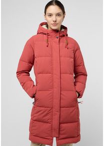 Jack Wolfskin Damen Daunenmantel "NORDLICHT COAT W", rot, Gr. XS, Obermaterial: 100% Polyamid ; Futter: 100% Polyester; Füllung: 80% Entendaunen, 20%