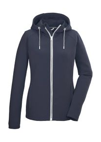 Killtec Damen Strickjacke "KOS 33 WMN FLX JCKT", blau, sportlich, Gr. 36, Oberstoff: 83% Polyester, 15% Viskose, 2% Elasthan, Futter: 98% Polyester,