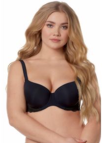 After Eden D-cup & up Damen T-Shirt-BH "LIV", AFTER EDEN D-CUP & UP, Gr. 70, schwarz, Obermaterial: 87% Nylon, 13% Elasthan, unifarben, Basic, BHs, mit zarten