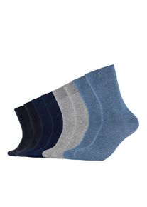 s.Oliver Damen Socken "Socken 8er Pack", Gr. 43, grau, 70% Baumwolle 27% Polyester 1% Polyamid 2% Elasthan, meliert, Socken