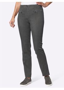 COSMA Damen Bequeme Jeans, grau, Gr. 40, unifarben, 83% Baumwolle, 15% Polyester, 2% Elasthan, Jeans