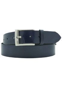 AnnaMatoni Damen Ledergürtel, blau, casual,modisch,klassisch, Gr. 100, unifarben, Leder, Gürtel, Eleganter Jeansgürtel