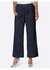 Lady Damen Anzughose, blau, Gr. 38, 97% Polyester, 3% Elasthan, Hosen