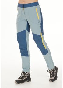 WHISTLER Damen Stoffhose "Saldon", blau, casual, Gr. 38, unifarben, 100% Polyester, Hosen, mit verstärkten Belastungszonen