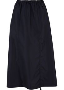 Urban Classics Damen Sommerrock "Urban Classics Damen Ladies Ripstop Parachute Midi Skirt", schwarz, Gr. M, unifarben, 100% Polyester, Röcke