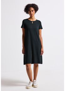 Street One Damen Sommerkleidpine grove grün, casual, Gr. 42, unifarben, Stoff, 95% Viskose, 5% Elasthan, Kleider, soft und trageangenehm