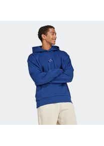 Herren Kapuzensweatshirt "M A SZN FL HD", blau, sportlich, Gr. XXL, adidas Sportswear, Obermaterial: 70% Baumwolle, 30% Polyester, Sweatshirts,
