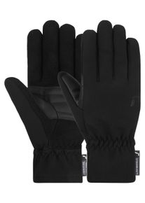 Reusch Damen Skihandschuhe "Blizz STORMBLOXX ", schwarz, sportlich, Gr. 8,5, mehrfarbig, 90% Polyester, 7% Polyurethan, 3% Elasthan, Handschuhe, mit