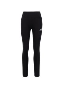Damen Leggings "Alpha Industries Women - Leggings Basic Leggings SL W", schwarz, Gr. XS, Alpha Industries, Obermaterial: 95% Baumwolle, 5% Elastan,
