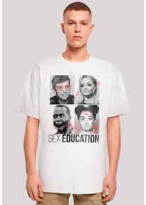 F4NT4STIC Herren T-Shirt "Sex Education Class Photos", weiß, casual, Gr. XS, Obermaterial: 100% Baumwolle, Shirts, Premium Qualität