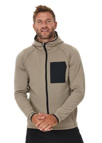 Endurance Herren Sweatjacke "Deerto", beige, sportlich, Gr. L, unifarben, 100% Polyester, Sweatjacken, mit atmungsaktiver Funktion