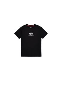 Herren T-Shirt "Alpha Industries Men - T-Shirts Basic T-Shirt ML", schwarz, Gr. XL, Alpha Industries, Obermaterial: 100% Baumwolle, Shirts