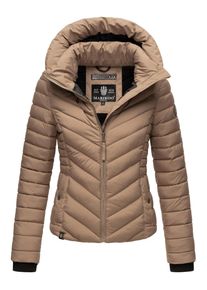 Marikoo Damen Steppjacke "Kagomee", grau, Gr. XL, 100% Polyester, Jacken, mit großer Kapuze