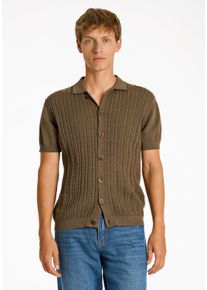 LINDBERGH Herren Cardigan "LINDBERGH Cardigan", grau, Gr. XL, Oberstoff: 100% Baumwolle, Strickjacken