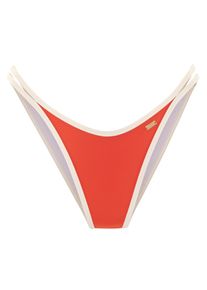 Damen Bikini-Hose "Emma", orange, Gr. 38, Copenhagen Studios, Recycling-Polyamid, Badehosen, mit Kontrastdetails