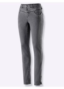 CRÉATION L CREATION L Damen Bequeme Jeans, schwarz, Gr. 19, unifarben, 64% Baumwolle, 34% Modal, 2% Elasthan, Jeans