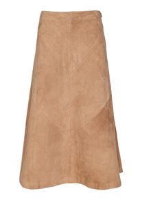 Maze Damen Lederrock "42021159", braun, Gr. S, Obermaterial: 100% Lammleder / Lining-Body: 100% Polyester, Röcke