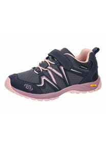 Brütting BRÜTTING Kinder Wanderschuh "Outdoorschuh Rockwall", Gr. 25, blau, Synthetik, Schuhe