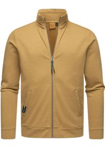 Ragwear Herren Kapuzensweatjacke "Miet", braun, Basic, Gr. XXXL, Sweatware, Obermaterial: 55% Baumwolle, 45% Polyester, Sweatjacken, coole Herren
