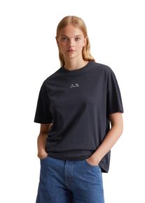 Marc O'Polo Damen T-Shirt "aus Organic Cotton", blau, Gr. XXS, MARC O'POLO DENIM, unifarben, Obermaterial: 100% Baumwolle, Shirts
