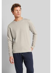 Bugatti Herren Rundhalspullover, beige, casual, Gr. XXXL, Sweatware, 75% Baumwolle, 25% Polyacryl, Pullover, mit bequemer Passform