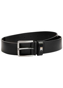 BOSS Damen Ledergürtel "Ther-Flag-E_Sz35", schwarz, casual, Gr. 110, unifarben, Leder, Gürtel, mit stilvollen Markendetails