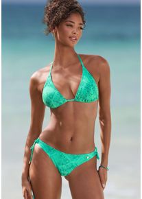 JETTE Damen Bikini-Hose "Floretta", grün, Gr. 38, bedruckt, Recycling-Polyamid, Badehosen, in Ton in Ton-Harmonie