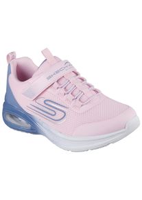 Skechers Kids Kinder Sneaker "MICROSPEC MAX ADVANCE", Gr. 33, rosa, Textil, Lederimitat, kontrastfarbene Details, casual, Schuhe, Slip-OnSneaker,