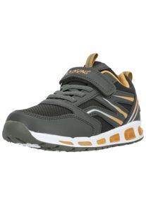ZIGZAG Kinder Sneaker "Edong", Gr. 28, schwarz, Kunstfaser, Polyurethane, sportlich, Schuhe, mit coolen Blinklichtern