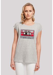 F4NT4STIC Damen T-Shirt "Stranger Things Cassette For Will", grau, casual, Gr. M, Obermaterial: 100% Baumwolle, Shirts, Premium Qualität