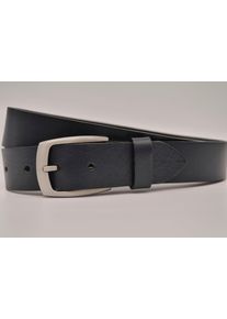 AnnaMatoni Damen Ledergürtel, blau, casual, Gr. 95, Rindsleder, Gürtel, mit silbener Schließe