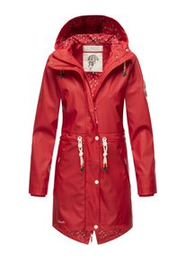 Navahoo Damen Regenjacke "Tropical Stormoo", rot, modisch, Gr. XS, Obermaterial: 70% Polyester, 30% Polyurethan, Innenfutter: 100% Polyester,
