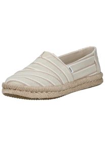 Toms Shoes TOMS Herren Espadrille "TOMS Slipper Textil", Gr. 36,5, beige, Textil, casual, Schuhe