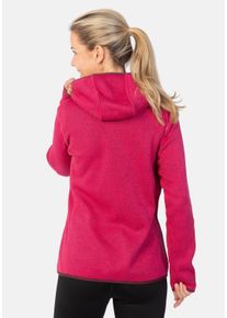 STOOKER WOMEN Damen Sweatjacke "JOANE Strickfleecejacke", pink, sportlich, Gr. 36, angeraute Sweatware, 100% Polyester, Sweatjacken, Sweatjacke Sport