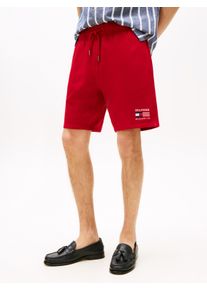 Tommy Hilfiger Herren Sweatshorts "AMERICANA SHORTS", rot, casual, Gr. XXL, Sweatware, Obermaterial: 100% Baumwolle, Hosen