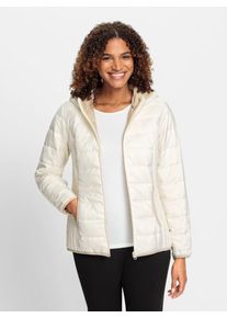 Casual Looks Damen Steppjacke, beige, Gr. 38, unifarben, 100% Polyester, Wattierung:100% Polyester, Jacken