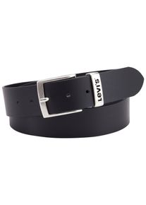 Levi's LEVI'S Damen Ledergürtel, schwarz, sportlich,modisch,klassisch, Gr. 85, Leder, Gürtel