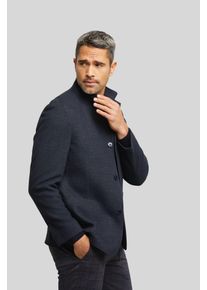 Bugatti Herren Sakko, blau, casual, Gr. 26, 80% Wolle, 20% Polyester, Sakkos, mit hohem Wollanteil