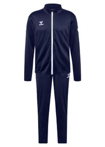 Hummel Herren Trainingsanzug "HMLLOGO SUIT", blau, sportlich, Gr. XL, Obermaterial: 100% Polyester, Sportanzüge